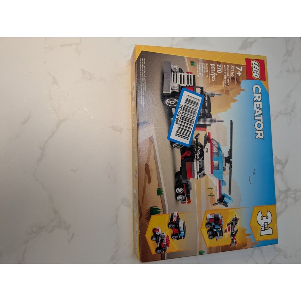 LEGO Creator 31146 Flatbed Truck With Helicopter 3 in 1 Sealed Set
